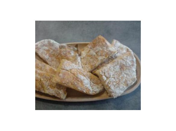 Pizza di polenta con pasta madre di Niko Romito