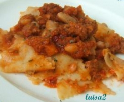 cresc tajat al sugo rustico