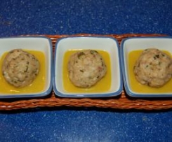 Polpette di Maiale e Spinaci con Salsina