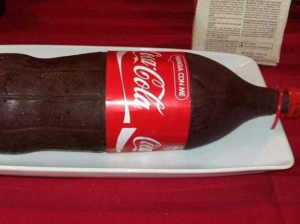 Bottiglia di cocacola... al cioccolato