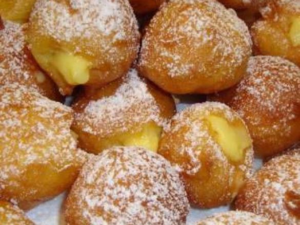 FRITTELLE ALLA CREMA (CARNEVALE)