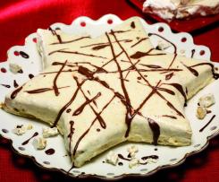 Stella di semifreddo al torrone