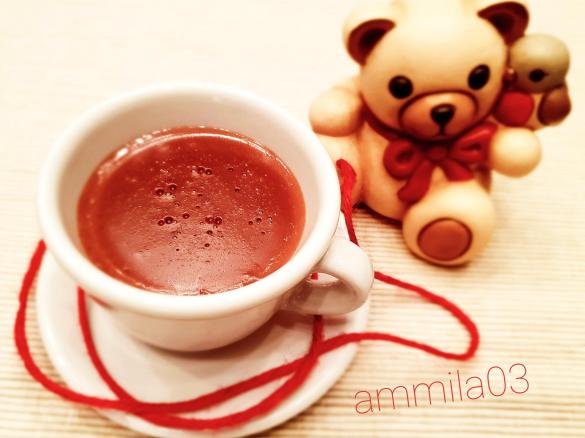 Cioccolata calda fondente con caramello salato - Contest cioccolata calda