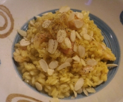 Risotto speziato ai gamberetti