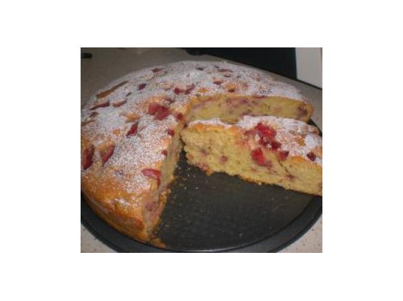 Torta soffice di fragole 