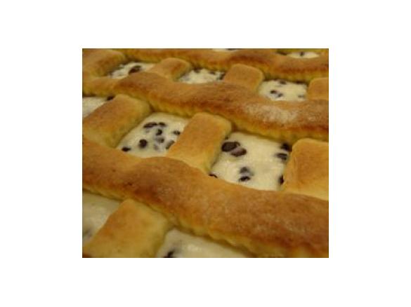 CROSTATA DI RICOTTA E GOCCE DI CIOCCOLATO