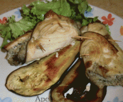 Involtini di pesce spada e melanzane