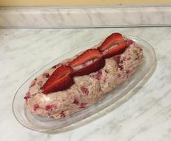 Semifreddo light allo yogurt e fragole