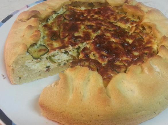 Focaccia di zucchine con p.m.