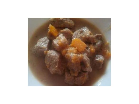 spezzatino di maiale alla zucca