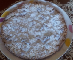 torta sbrisolona con crema gianduia