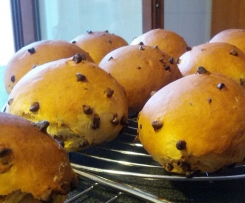 PANINI DOLCI CON GOCCE DI CIOCCOLATO