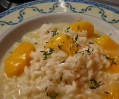 RISOTTO ALLE PESCHE AROMATIZZATO AL TIMO
