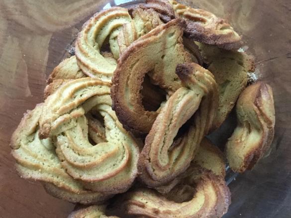 Biscotti di frolla montata al pistacchio