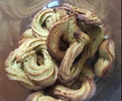 Biscotti di frolla montata al pistacchio