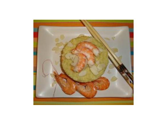 riso basmati al curry e gamberi