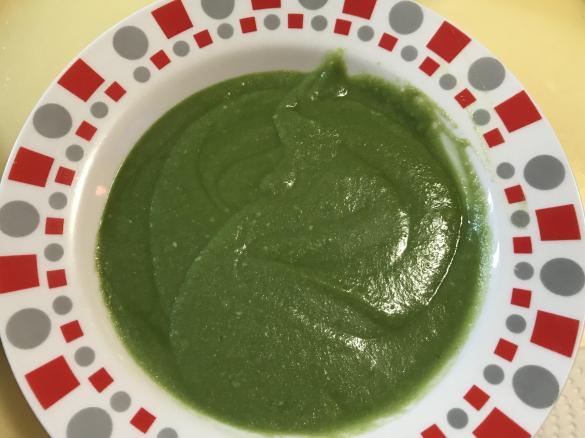 Pappa Con Patate Spinaci e Tacchino