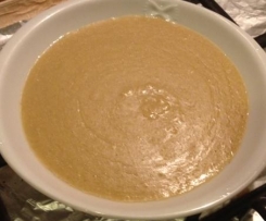 Vellutata di quinoa e ceci decorticati