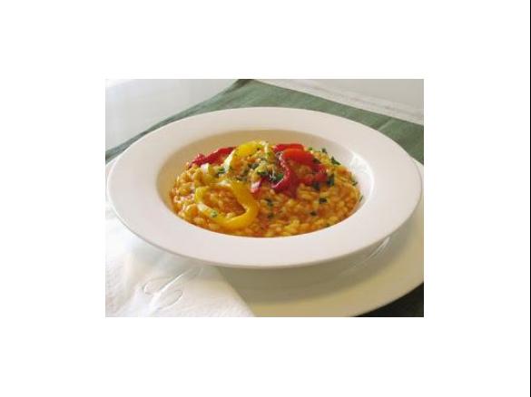 Risotto peperoni e philadelphia