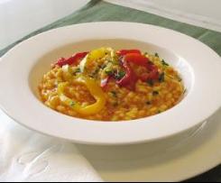 Risotto peperoni e philadelphia