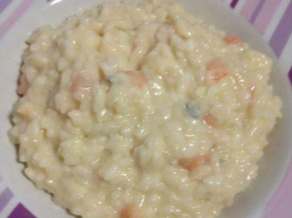 RISOTTO GAMBERETTI E GORGONZOLA