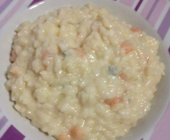 RISOTTO GAMBERETTI E GORGONZOLA