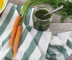 Pesto con le foglie di carote