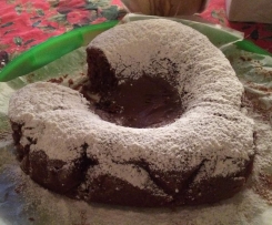 Torta romantica a cuore con cuor di Nutella