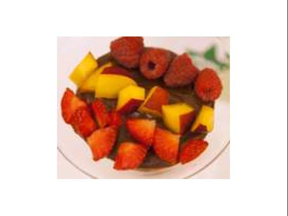 Crema bicolore con frutta fresca - della blogger Giada