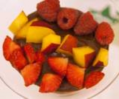 Crema bicolore con frutta fresca - della blogger Giada