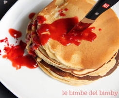 HALLOWEEN - Stabbed cinnamon pancakes della blogger Simona