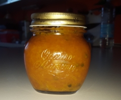 MARMELLATA DI PESCHE AL PEPE VERDE