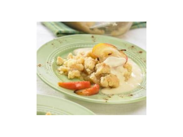 Crumble di mele in crosta