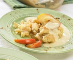 Crumble di mele in crosta