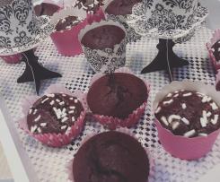 Muffin al cacao dal cuore morbido