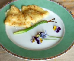 Farfalle a Primavera ( crespelle con asparagi)