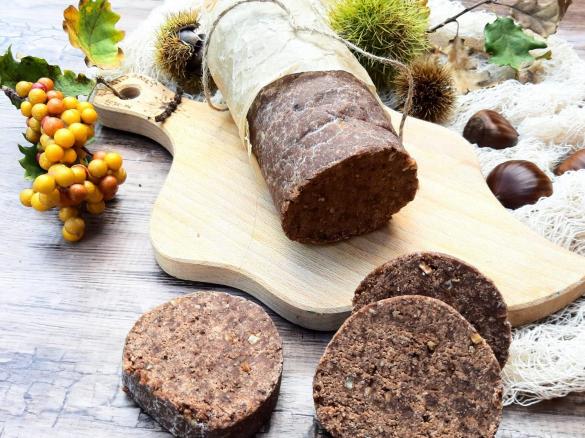 Salame di cioccolato alle castagne
