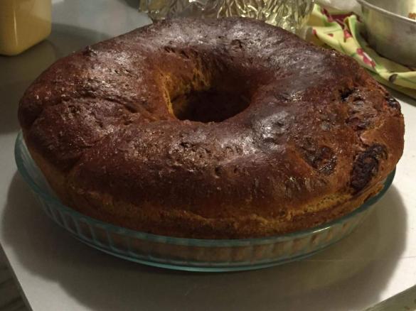 Ciambellone al salmone affumicato e caprino