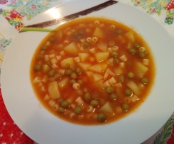 pasta patate e piselli