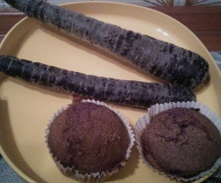 muffin alle carote viola senza grassi