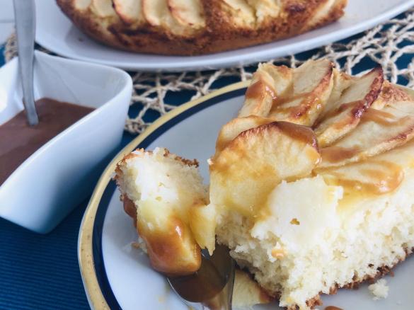 Torta di mele e cocco