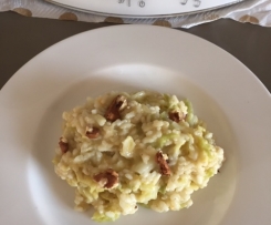 Riso semintegrale verza e noci