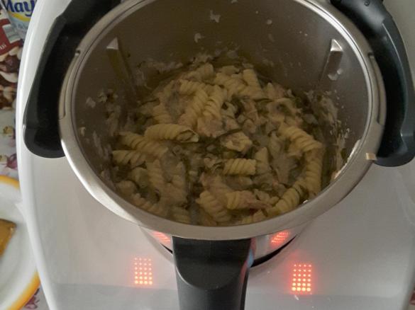 pasta con tonno e rucola risottata