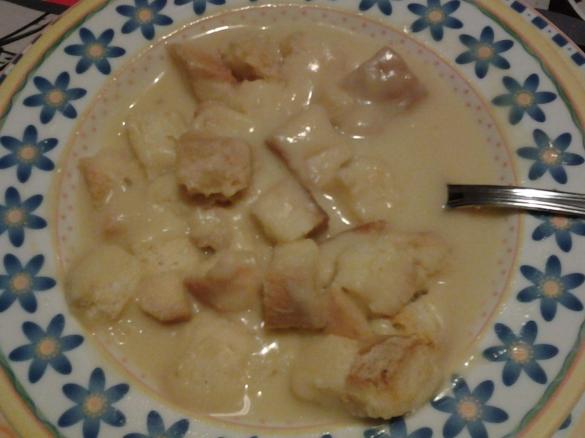 Vellutata di porri e cannellini