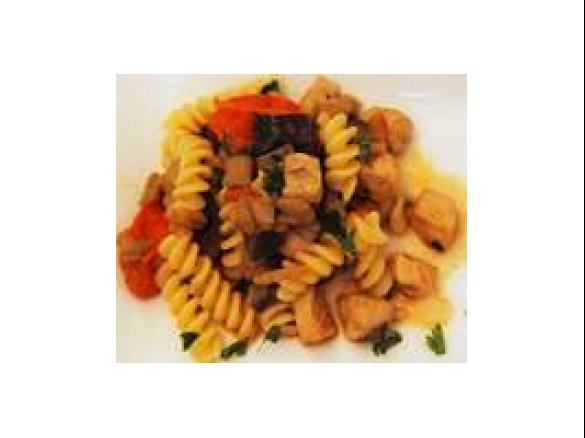 Fusilli con pesce spada e melanzane - della blogger Antonella