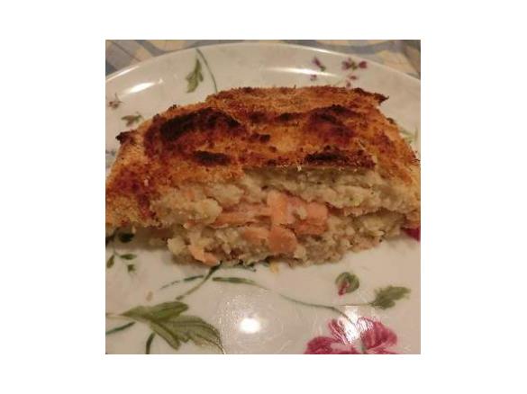 Gateau di Sedano Rapa e Salmone Affumicato