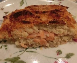 Gateau di Sedano Rapa e Salmone Affumicato