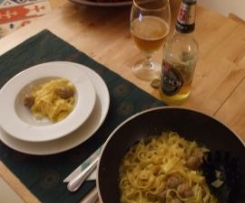 Polpettine al limone con tagliatelle