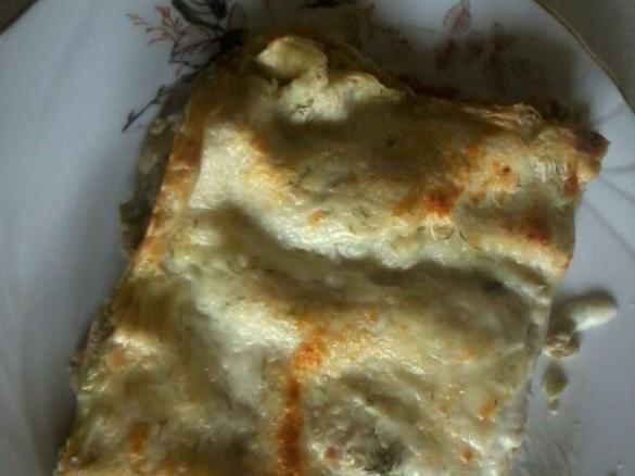 PASTICCIO con ragù di salsiccia e fave