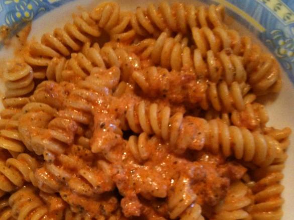 Fusilli alla 'schizzofrenica'